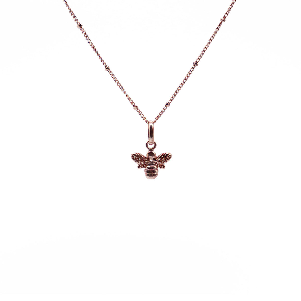 Rose gold hot sale bee necklace